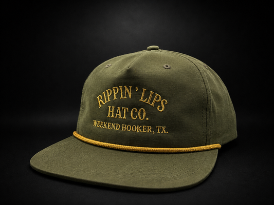 Rippin’ Lips Texas Roped Series - Loden/Amber Gold